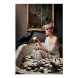 Pôster Dark Romantic Gothic Design