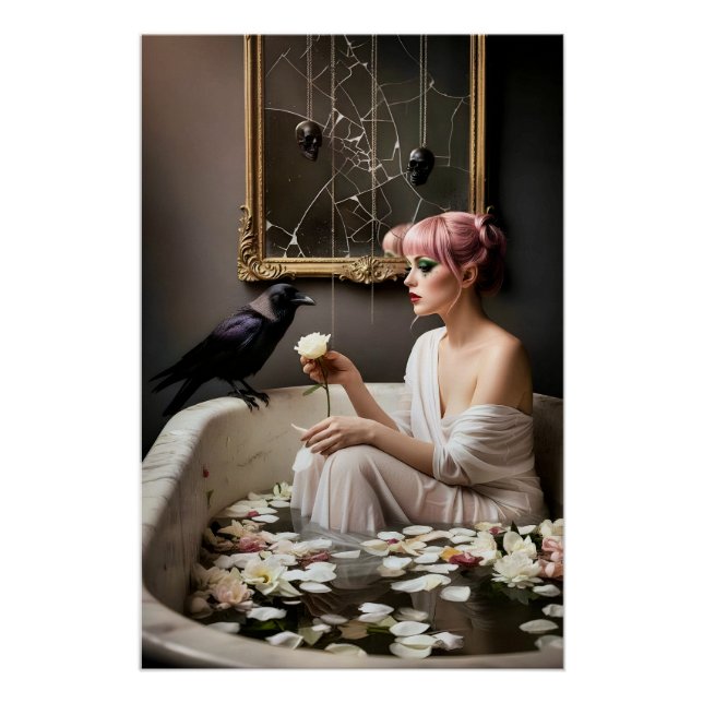 Pôster Dark Romantic Gothic Design (Frente)