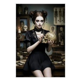 Pôster Dark Romantic Gothic Design