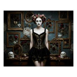 Pôster Dark Romantic Gothic Design