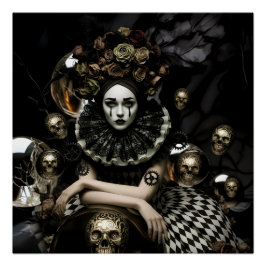 Pôster Dark Romantic Gothic Design