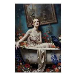 Pôster Dark Romantic Gothic Design