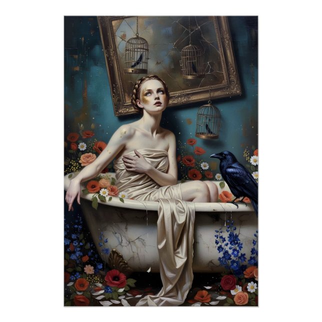 Pôster Dark Romantic Gothic Design (Frente)