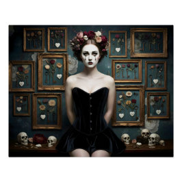 Pôster Dark Romantic Gothic Design