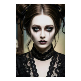 Pôster Dark Romantic Gothic Design