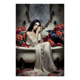 Pôster Dark Romantic Gothic Design