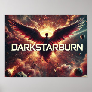 Poster DarkStarBurn - Cartaz do Anjo Negro