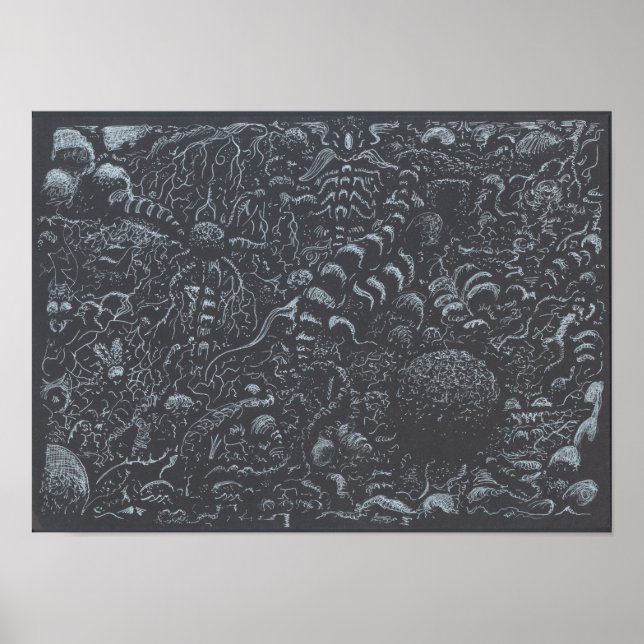 Poster Darkworld, por Brian Benson. (Frente)