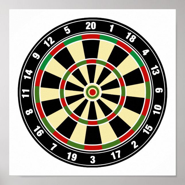 Pôster Dartboard (Frente)