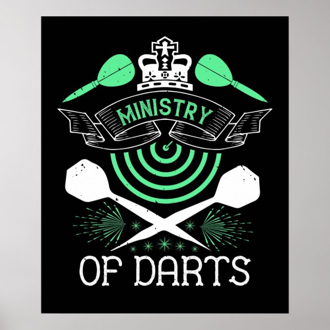 Poster Darts - Ministério Das Trevas (Frente)