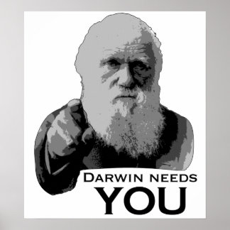 Pôster Darwin Precisa De Você!