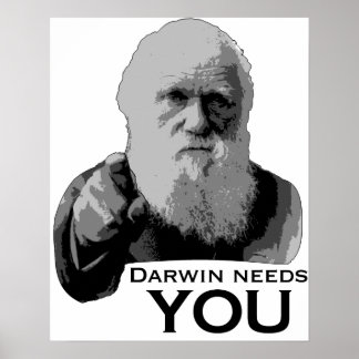 Pôster Darwin Precisa de Você!