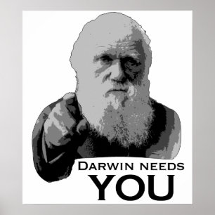Pôster Darwin precisa-o!