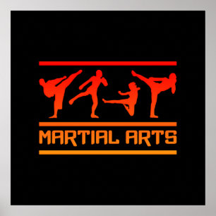 Poster das artes marciais - personalize!
