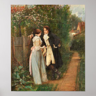 Poster das belas artes do vintage