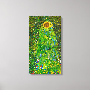Poster das canvas do girassol de Gustavo Klimt