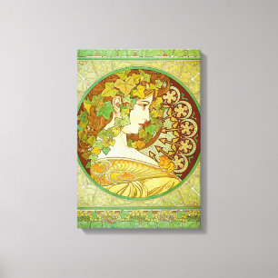 Poster das canvas do louro de Alphonse Mucha