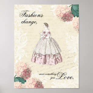 Poster das citações da forma do vintage