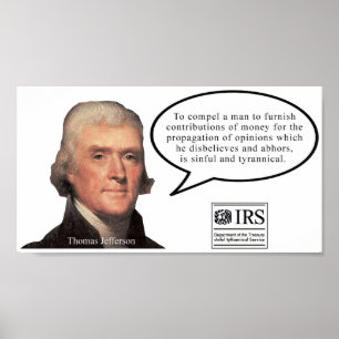 Poster das citações de Jefferson