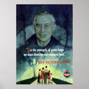 Poster das citações de WW2 FDR