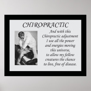 Poster das citações do ajuste da quiroterapia