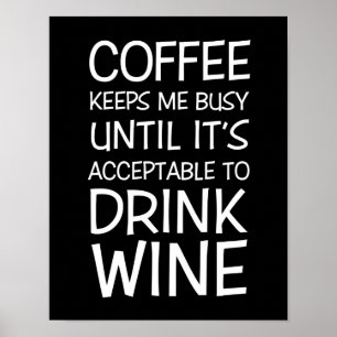 Poster das citações do divertimento do café e d