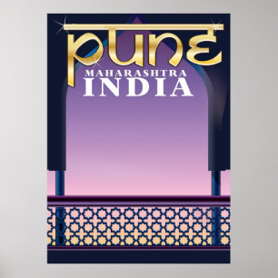 Poster das férias de Pune, India do Maharashtra