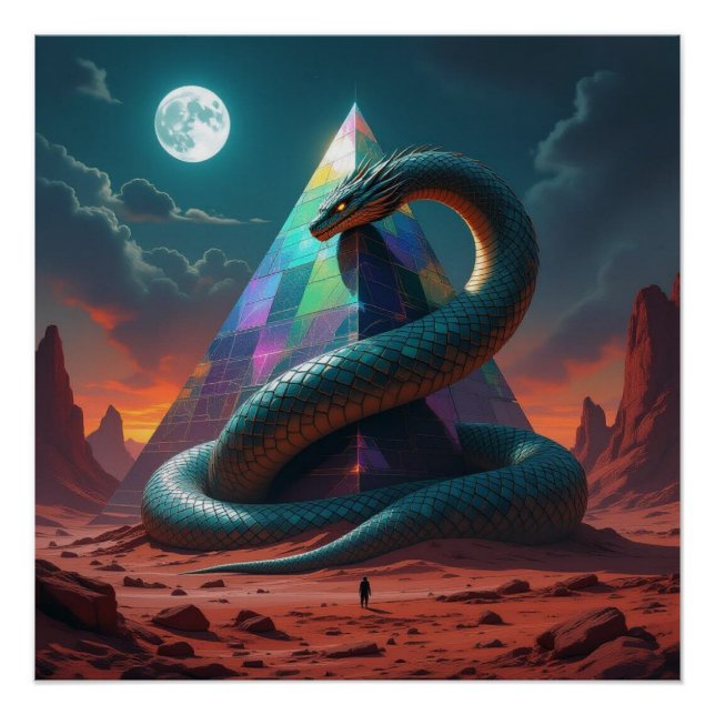 Pôster „Das Geheimnis der Schlangengötter“ (Frente)