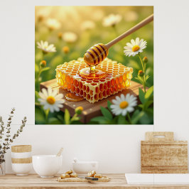 Poster Das Gold der Natur Honig