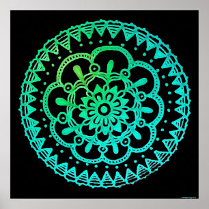 Poster das impressões do verão por Megaflora