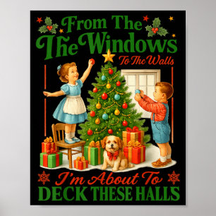 Poster Das Janelas às Paredes Estou Sobre o Deck Destes C