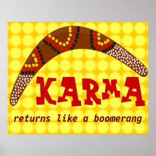 Poster das karmas