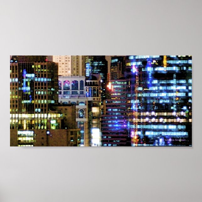 Poster das luzes da cidade (Frente)