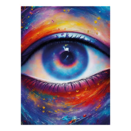 Pôster Das magische Auge – fantastisches Fantasy Motiv