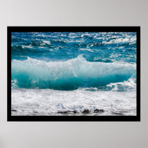 poster das ondas de oceano