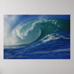 Poster das ondas de oceano
