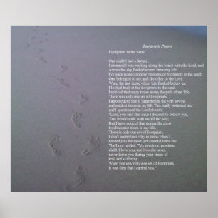 Poster das pegadas