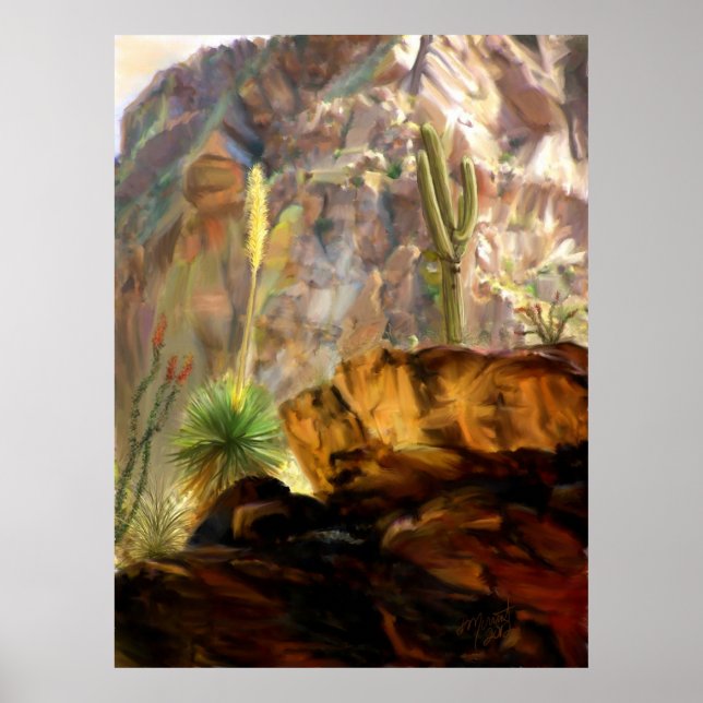 Poster Das Sombras Canyons. (Frente)