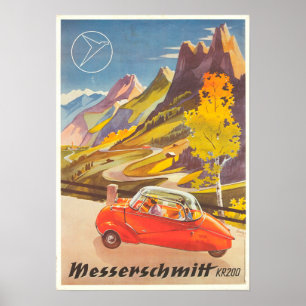 Poster das viagens vintage - Alemanha