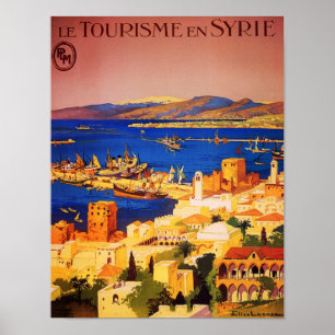 POSTER DAS VIAGENS VINTAGE DO TURISMO DO OCEANO DE