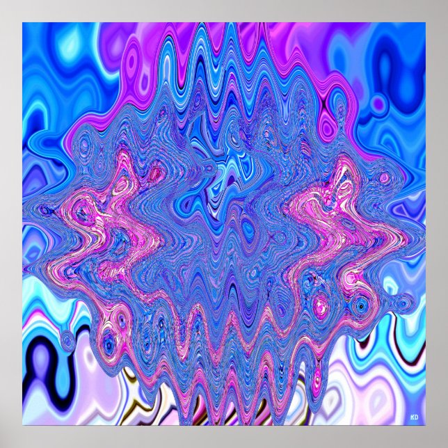 Poster das visões dos peixes (Frente)