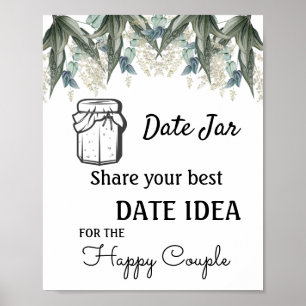 Poster Data Jar Flowers
