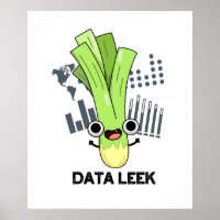 Data Leek Funny Computer Veggie Pun