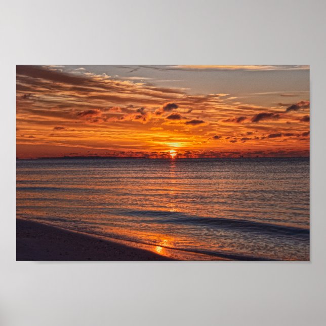 Poster Dauphin Island Sunrise, Alabama (Frente)