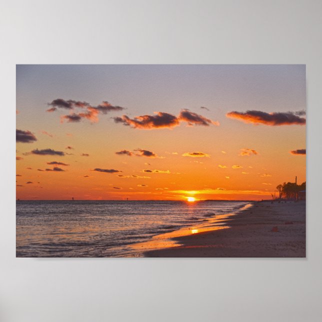 Poster Dauphin Island Sunset, Alabama (Frente)