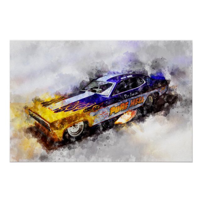 Pôster Dave Beebe, Pure Hell (Frente)