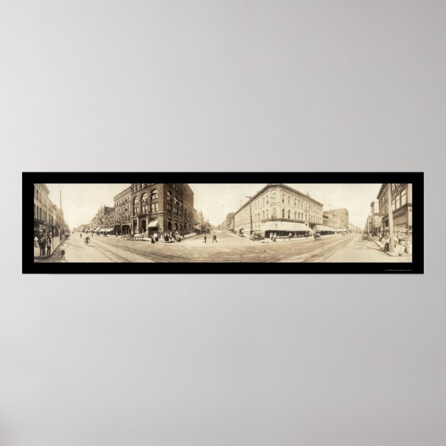 Pôster Davenport, Iowa Photo 1907 (Frente)