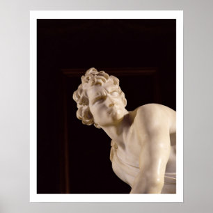 Poster David, 1623-24 (mármore) (detalhe)
