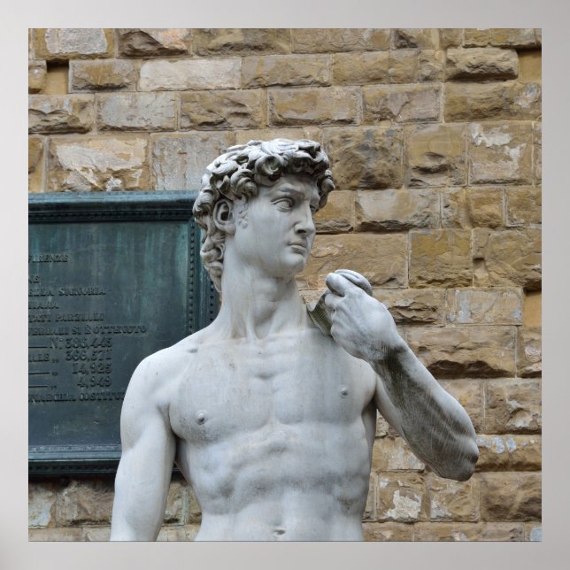 Pôster David de Michelangelo (Frente)