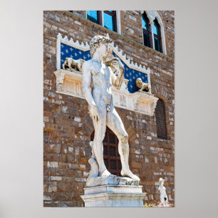 Poster David de Michelangelo - Florença, Toscana, Itália